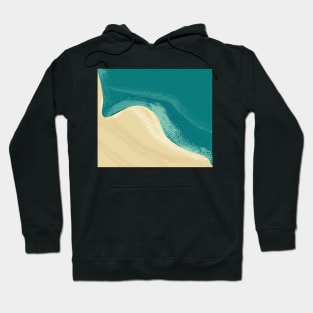 ocean waves vector Hoodie